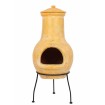 Redfire Chimenea Tampico arcilla amarilla 31x31x68 cm