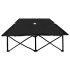 Tumbona doble plegable acero