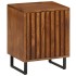 Mesita de noche madera maciza de mango 40x30x50