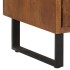 Mesita de noche madera maciza de mango 40x30x50