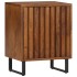 Mesita de noche madera maciza de mango 40x30x50