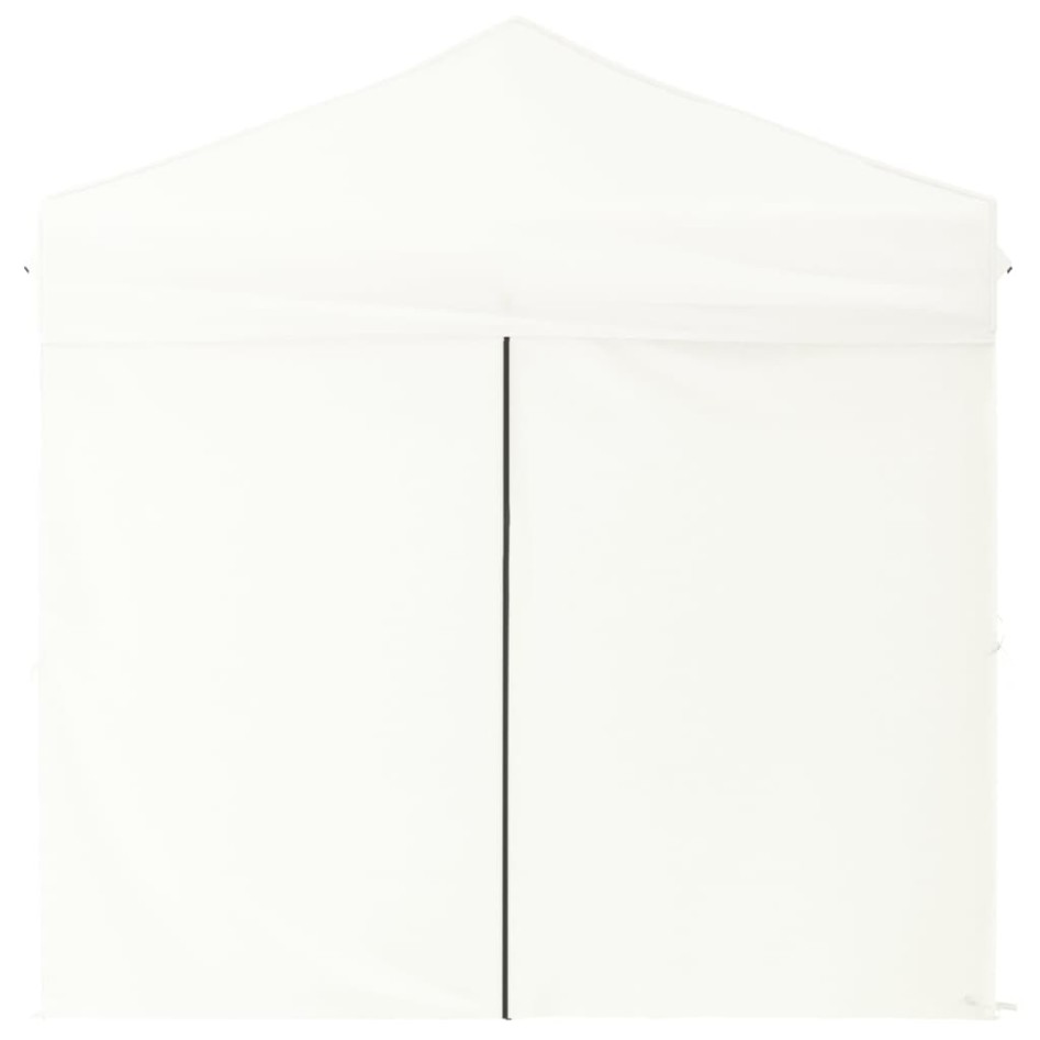 Carpa para fiestas plegable con paredes laterales blanco 2x2