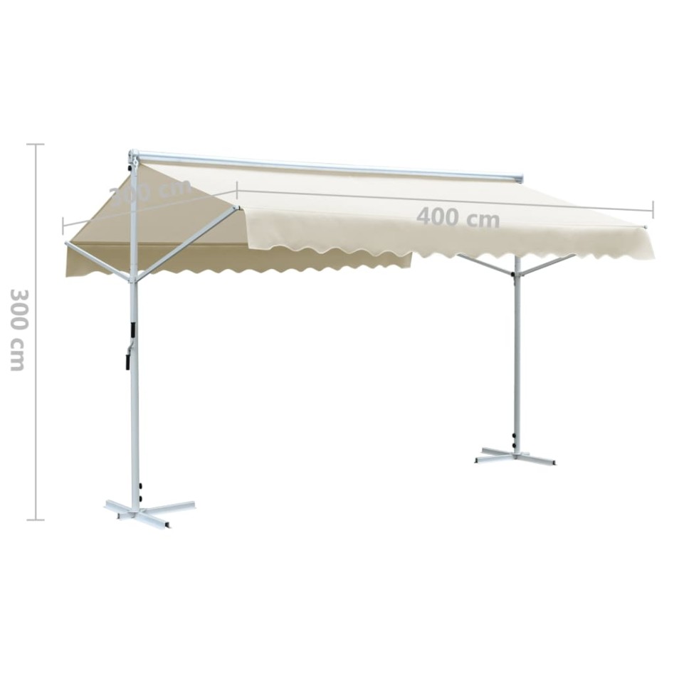 Toldo independiente 4x3 m color