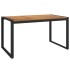 Mesa de jardín con patas en U madera maciza acacia 148x80x75