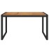 Mesa de jardín con patas en U madera maciza acacia 148x80x75