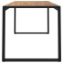 Mesa de jardín con patas en U madera maciza acacia 148x80x75