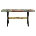 Mesa de comedor de madera maciza reciclada 160x80x76
