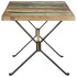 Mesa de comedor de madera maciza reciclada 160x80x76