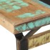 Mesa de comedor de madera maciza reciclada 160x80x76