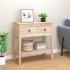 Mesa consola madera maciza de pino 75x35x75