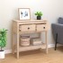 Mesa consola madera maciza de pino 75x35x75
