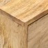 Mesita de noche de madera maciza de mango 40x35x55