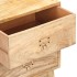 Mesita de noche de madera maciza de mango 40x35x55