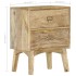 Mesita de noche de madera maciza de mango 40x35x55
