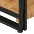 Estantería de 3 alturas hierro y madera maciza mango