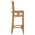 Taburete de cocina de madera maciza de