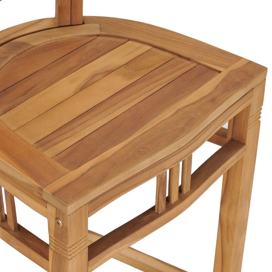 Taburete de cocina de madera maciza de