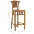 Taburete de cocina de madera maciza de