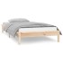 Estructura de cama LED sin colchón madera maciza 90x200