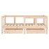 Estructura de cama para niños con cajones madera pino 70x140
