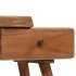 Mesita de noche de madera maciza de acacia 45x32x55