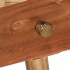 Mesita de noche de madera maciza de acacia 45x32x55