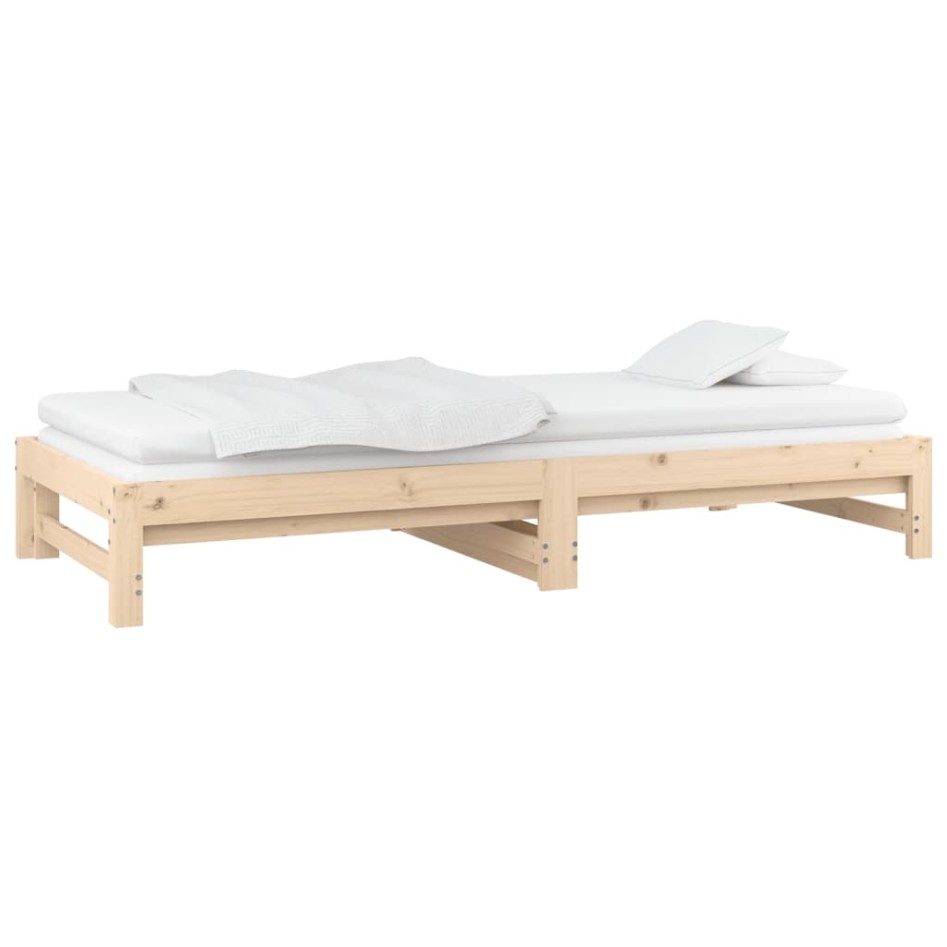 Sofá cama extraíble madera maciza de pino 2x(90x190)