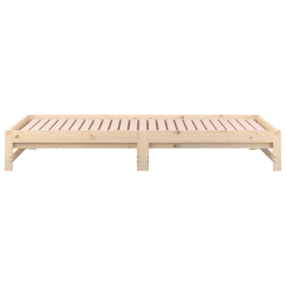 Sofá cama extraíble madera maciza de pino 2x(90x190)