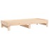 Sofá cama extraíble madera maciza de pino 2x(90x200)