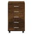 Cajonera con ruedas madera contrachapada roble