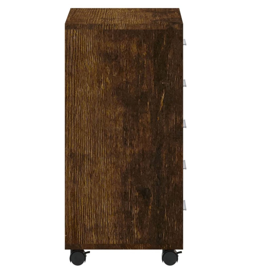 Cajonera con ruedas madera contrachapada roble