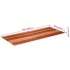 Tablero de mesa madera maciza de acacia 15-16 mm 60x140