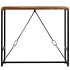 Mesa de bar de madera maciza reciclada 120x60x106