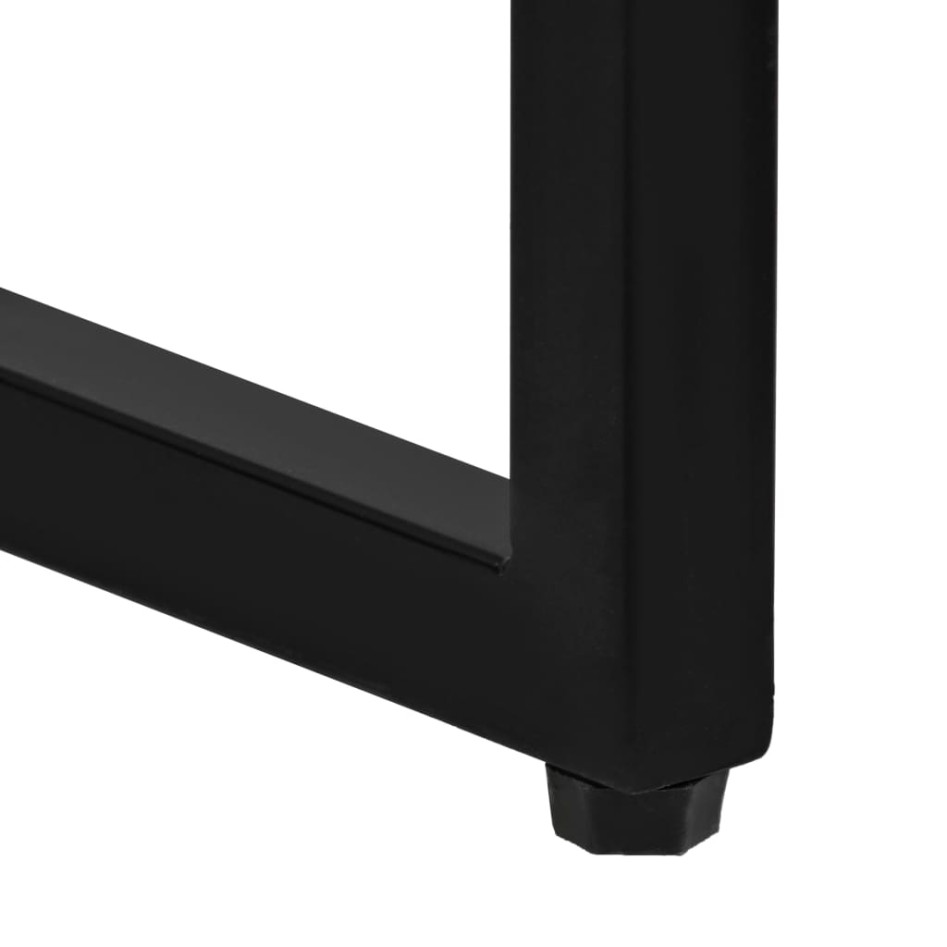 Mesa de bar de madera maciza reciclada 120x60x106