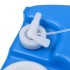 Depósito de agua con ruedas para camping azul 40