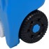 Depósito de agua con ruedas para camping azul 40