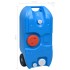 Depósito de agua con ruedas para camping azul 40