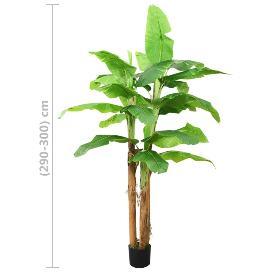 Árbol bananero artificial con macetero 300 cm