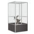 Jaula de pájaros acero galvanizado antracita 111x107x211,5