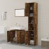 Set de muebles baño 3 pzas madera contrachapada roble