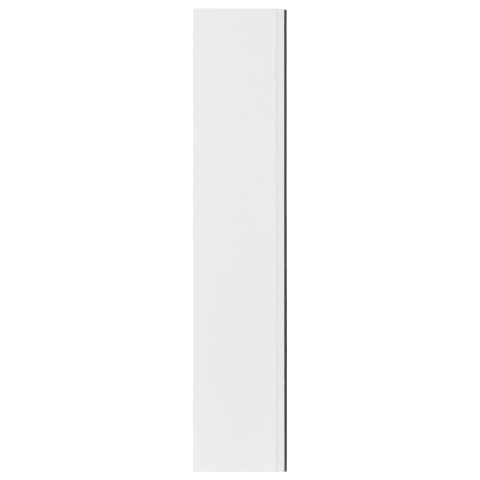 323607  Bathroom Mirror Cabinet White 60x15x75 cm