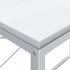 Escritorio de ordenador madera ingeniería blanco 110x60x70