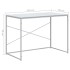 Escritorio de ordenador madera ingeniería blanco 110x60x70