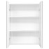 Armario de espejo de baño MDF blanco brillante 60x15x75