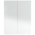 Armario de espejo de baño MDF blanco brillante 60x15x75