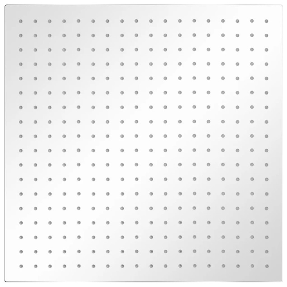 Cabezal de ducha cuadrado efecto lluvia acero inoxidable