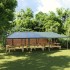 Carpa profesional para fiestas verde 90 g/m² 4x9