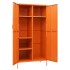 Armario de acero naranja 90x50x180