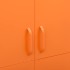 Armario de acero naranja 90x50x180