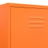 Armario de acero naranja 90x50x180